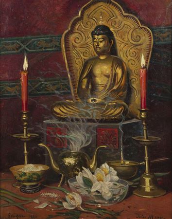 Altar to Buddha