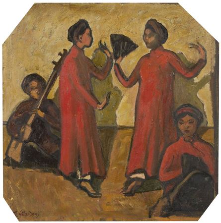 The dancers by Joseph Gilardoni - Auction record, sale price, and art valuation. Compare with similar artists and explore comparable artworks.