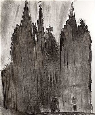 Lichfield Cathedral, The West Front by Dennis Creffield - Auction record, sale price, and art valuation. Compare with similar artists and explore comparable artworks.