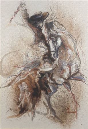 Bullfighting scene by Alain Clinard - Auction record, sale price, and art valuation. Compare with similar artists and explore comparable artworks.
