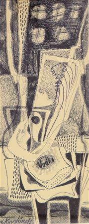 CUBIST STILL LIFE WITH VODKA