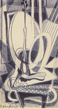 CUBIST STILL LIFE WITH VASE