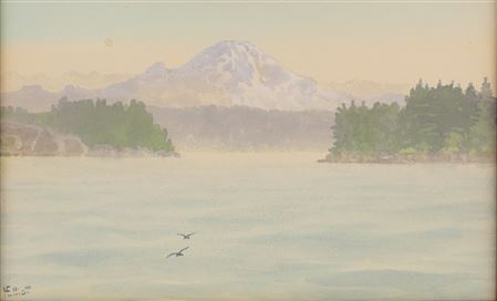 MOUNT RAINIER AT TWILIGHT