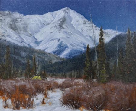 CAMP ON MOOSE FLAT