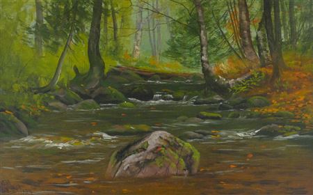 AUTUMN LEAVES, BROOK