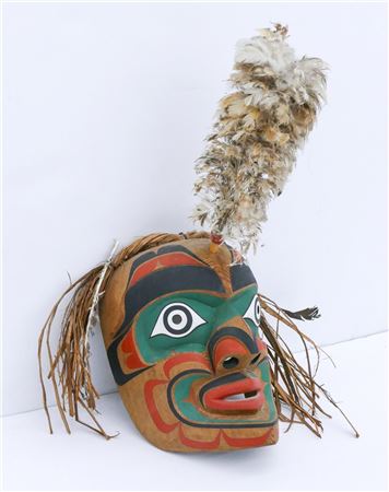 'Kwagiulth Intruder'' 1985 Painted Mask