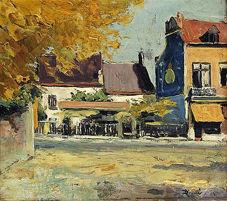 View of a street in Boitsfort