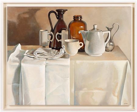 Still Life with White Napkins