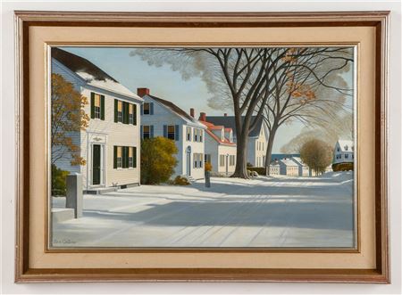 Sample artwork by Benjamin Franklin Collins (1895 - 1981), known for painting, advertising design - View similar artists and auction records