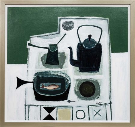 STOVE by Simon Laurie - Auction record, sale price, and art valuation. Compare with similar artists and explore comparable artworks.