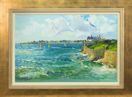 SAILING AT ELIE by James Harrigan - Auction record, sale price, and art valuation. Compare with similar artists and explore comparable artworks.