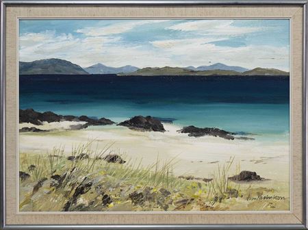 THE SOUND OF IONA by Jim Nicholson - Auction record, sale price, and art valuation. Compare with similar artists and explore comparable artworks.