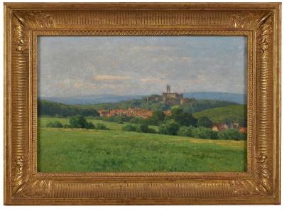 View of Königstein from the Reichenbach Valley
