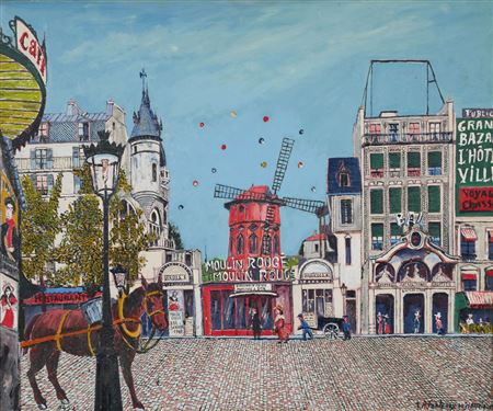 Le Moulin Rouge.