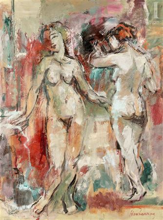 Two naked women
