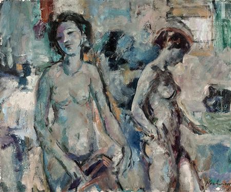 Two naked women
