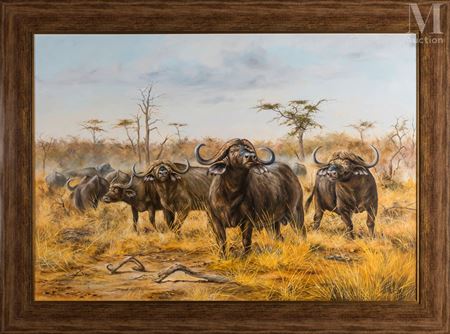Sample artwork by Pierre Couzy (Born 1942), known for animal, wildlife painting - View similar artists and auction records