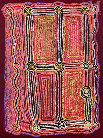 Mina Mina Dreaming - Ngalyipi by Paddy Lewis Tjpapanangka - Auction record, sale price, and art valuation. Compare with similar artists and explore comparable artworks.
