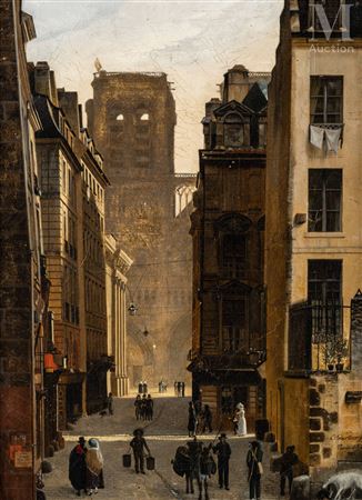 The Neuve-Notre-Dame street in Paris