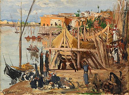 Shipyard in Cairo