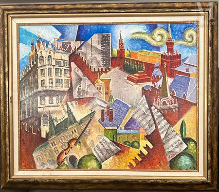 Sample artwork by Vladimir Doronine (Born 1955), known for painting - View similar artists and auction records