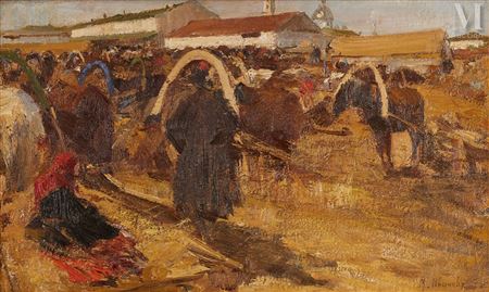 Sample artwork by Michail Philippovitch Ivanoff (1869 - 1930), known for painting - View similar artists and auction records