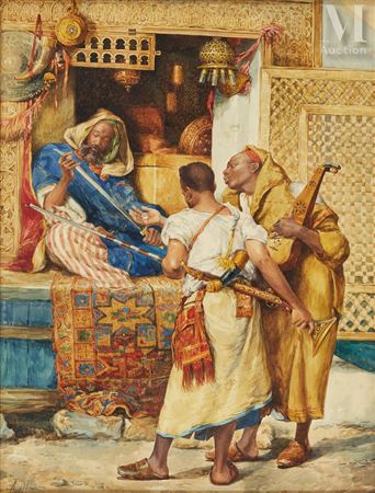 Oriental market, 1920