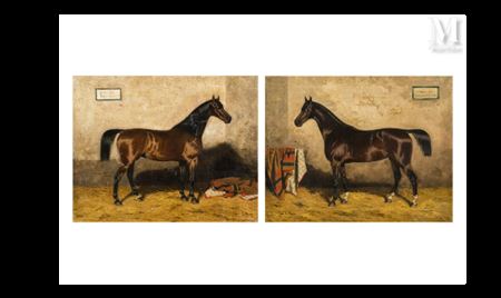 Portraits of the horses Ceres and Gabrielle by Paul Le More - Auction record, sale price, and art valuation. Compare with similar artists and explore comparable artworks.