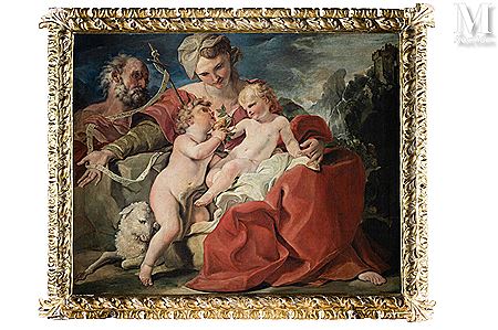 The Holy Family with Saint John Children by Paolo Pagani - Auction record, sale price, and art valuation. Compare with similar artists and explore comparable artworks.