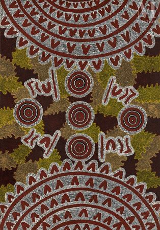 Untitled by Lennie Jones Kngwarreye - Auction record, sale price, and art valuation. Compare with similar artists and explore comparable artworks.