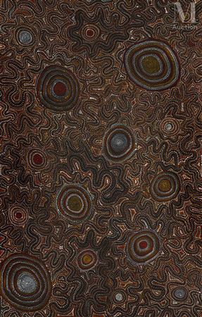 Untitled by Margaret Lewis Napangardi - Auction record, sale price, and art valuation. Compare with similar artists and explore comparable artworks.