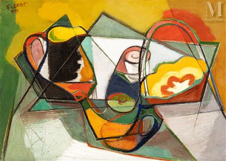 Composition with pitcher