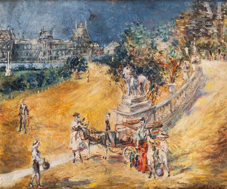 Walk in the Luxembourg Gardens, Paris