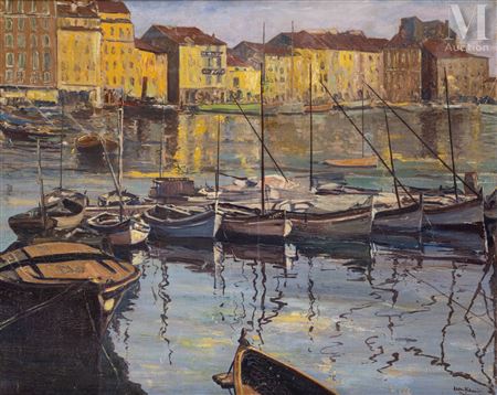 The harbor of Toulon
