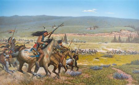 "Strong Hearts to the Front, June 17, 1876"