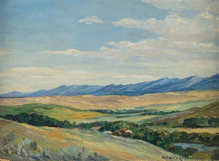 "Big Horn Mountains from Dayton, WY"