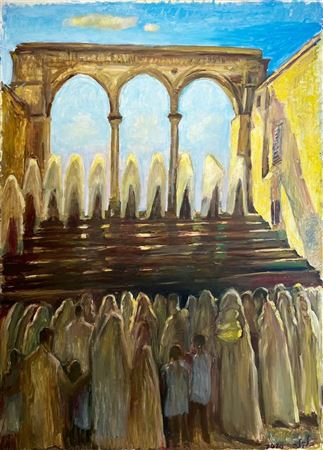 Birkat Cohanim - Waiting for Beith Hamikdash, 2020 by Leonid Balaklav - Auction record, sale price, and art valuation. Compare with similar artists and explore comparable artworks.