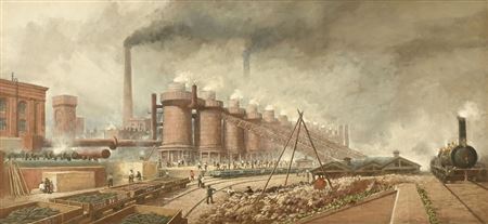 Barrow Haematite Steel Company by George Henry Andrews - Auction record, sale price, and art valuation. Compare with similar artists and explore comparable artworks.
