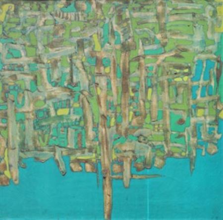 Sarang Udang Biru (1978) by Aming Prayitno - Auction record, sale price, and art valuation. Compare with similar artists and explore comparable artworks.