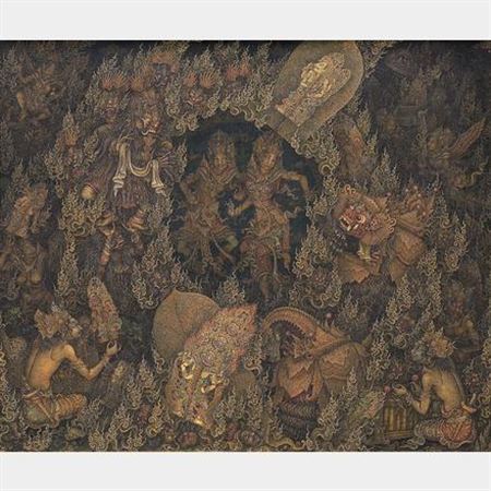Sample artwork by Ida Bagus Putu Sena (20/21st century), known for painting - View similar artists and auction records