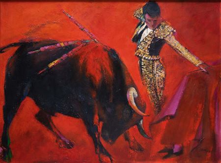Sample artwork by Umi Dahlan (1942 - 2009), known for painting - View similar artists and auction records