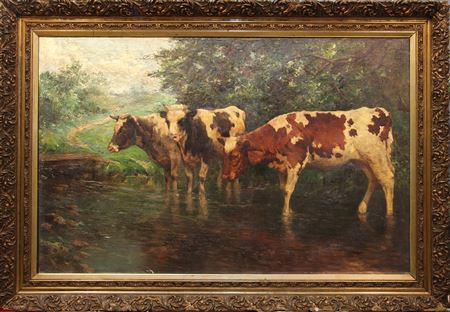 Cows at the river