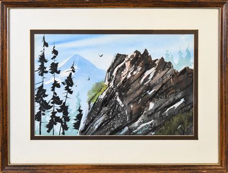 Rocky mountainscape