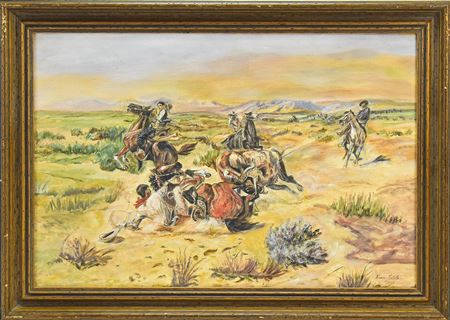 WESTERN PAINTING AFTER CHARLES RUSSELL