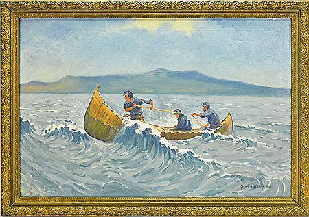 ROWERS AT SEA