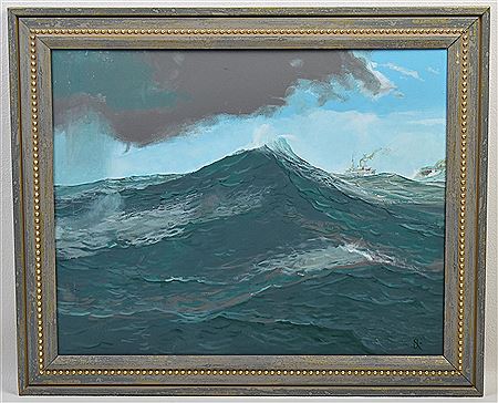U.S.S. OREGON ROUND THE CAPE by Bennet Norrbo - Auction record, sale price, and art valuation. Compare with similar artists and explore comparable artworks.