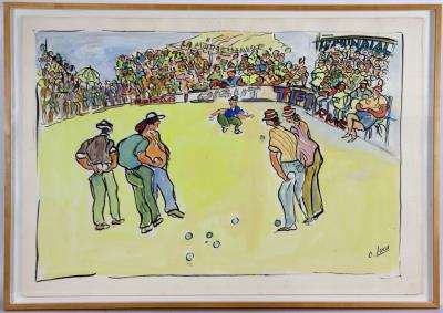 The game of pétanque