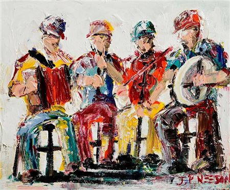 The Kerry Polka by J P Neeson - Auction record, sale price, and art valuation. Compare with similar artists and explore comparable artworks.