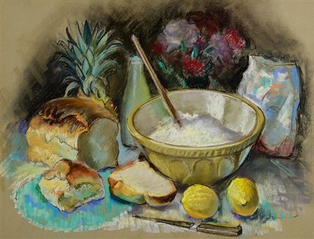 The Pudding by Eleanor Harbison - Auction record, sale price, and art valuation. Compare with similar artists and explore comparable artworks.