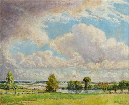 Evening Light by Seamus Stoupe - Auction record, sale price, and art valuation. Compare with similar artists and explore comparable artworks.